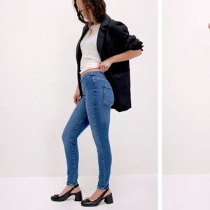 We the free skinny faded boho jeans denim $138 classic 28 spring free people
